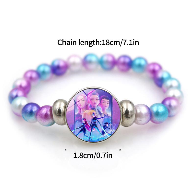 

Kpop Idol Anime Couple Bracelet for Bag Kpop Group Cartoon Tiger Necklace Party Supplies Badge for Fans Party Favors Fans Gift