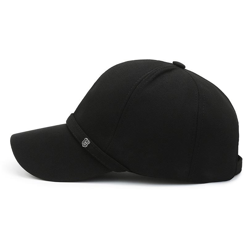 Spring Summer Luxury Brand Baseball Cap For Men Outdoor Sports Solid Fashion Sunhat Kpop Gorras Hombre Black Adjustable Snapback