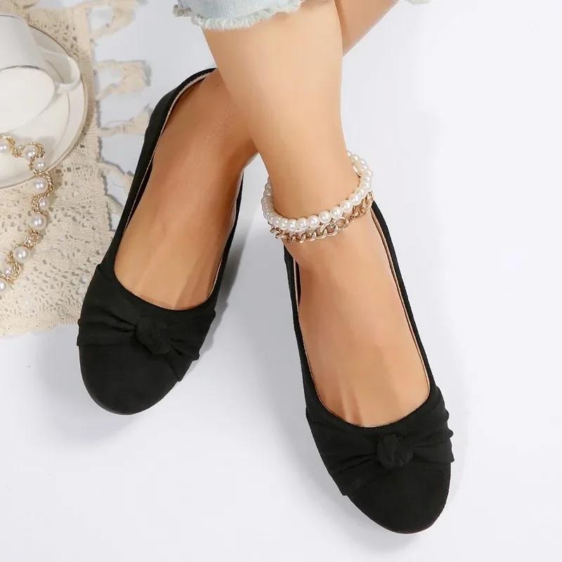 

2024 Модные однотонные универсальные туфли с круглым носком для женщин на весну и осень длиной до щиколотки, сексуальные, на высоком каблуке, удобные женские туфли 43 чёрный