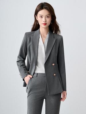 Set Costum Profesional de Înaltă Calitate pentru Femei pentru Recepționiste, Profesori și Personal de Salon - Slim Fit și la Modă