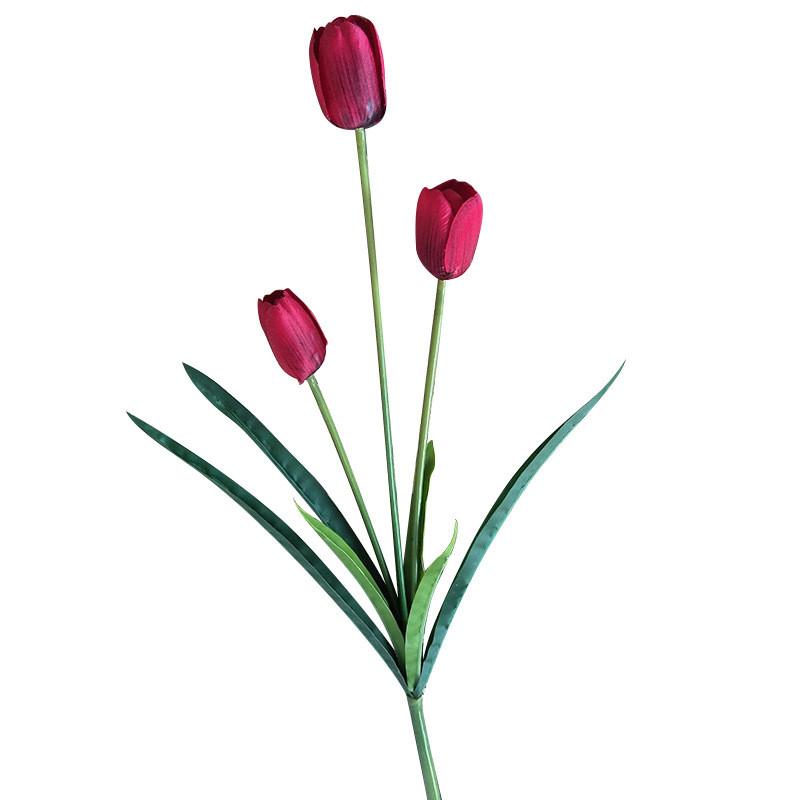 Realistic Tulip Simulation Flowers For Wedding Party Photography Props