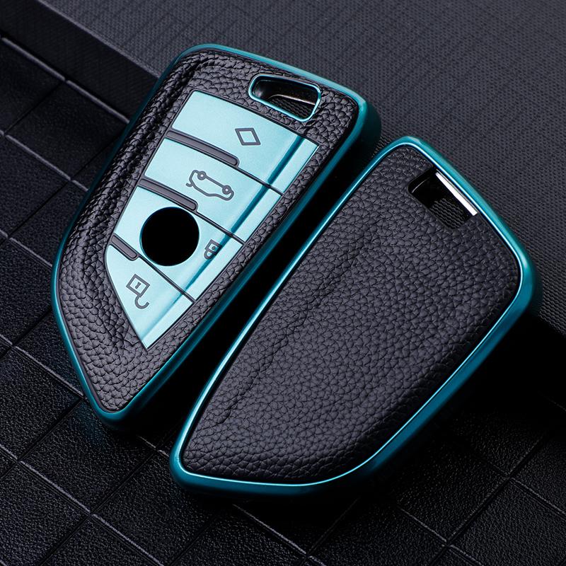 TPU Car Key Case for BMW 216i F46 X1 X2 X3 X5 X6 GT 2 5 6 7 Series 3 4 Buttons Smart Keyless Remote Control Fobs Protector Cover