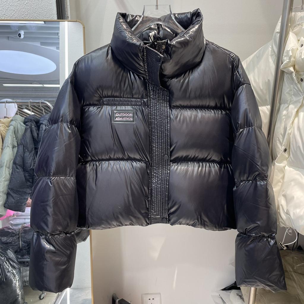 2024 winter new stand-up collar ultra-light short down jacket women's 90 white duck down high-quality thickened trendy jacket