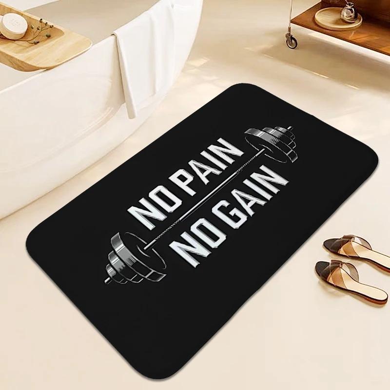 Gym Carpet for Bedroom Floor Mats Front Door Soft Living Room Funny Doormat Bathroom Hallway Sleeping Room Rug Aesthetic