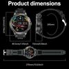 Outdoor GPS Smart Watches Men  Screen Blue Tooth Call Sports Heart Rate Health Detection Deep Waterproof Smartwatch Sleep