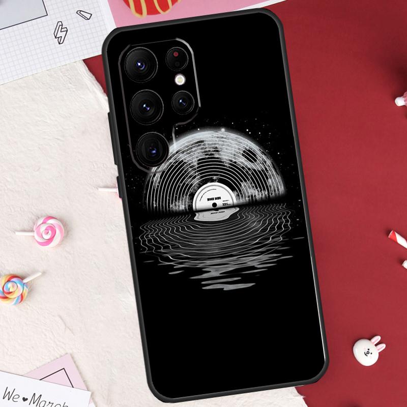 Vinyl DJ Record Art Case For Samsung Galaxy S26 Ultra S20 S21 S22 S23 S24 S25 Ultra S10 Plus S25 FE Cover Shell