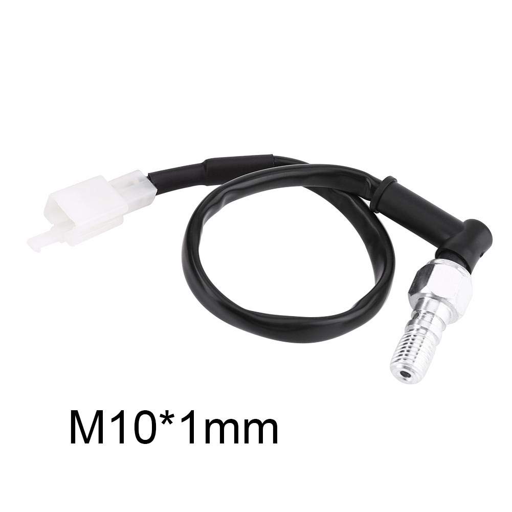 Atyhao Single Hydraulic Brake Switch Motorcycle Hydraulic Brake Switch Banjo Bolt Pressure Switch Curved