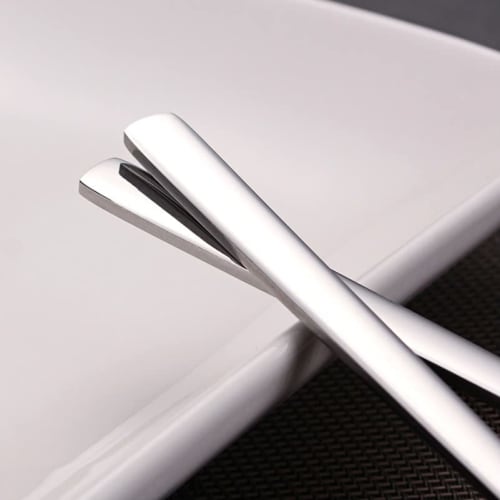 AOOSY 4-Piece Spoon Set, 22cm, Korean Style, 18-8 Stainless Steel, Dishwasher Safe, Commercial Use, Long, for Salads and Fried Rice