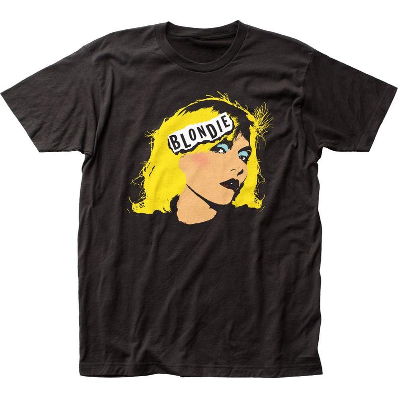 

Blondie Face Unisex T-shirt Music Classic Concert Rock N Roll Band Tee New Black S