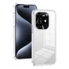 KEYSION Transparent Case for TECNO Spark Go 2024 20 Pro 20C TPU+PC Anti-slip HD Clear Shockproof Phone Cover for Tecno Pop 8