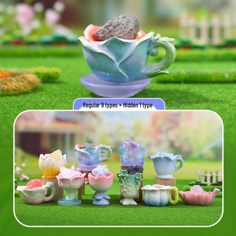 Qingqiu Nine-Tailed Fox Blind Box Figurine - Trendy New Year Gift & Desktop Decoration