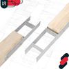 H-Shaped Column Base For Embedding, Bracket, Galvanized Steel Anchor, 100 Mm