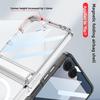 For Samsung Galaxy Z Flip 7 Case Soft Airbag Transparent Middle Hinge Magnetic Magsafe Protective Back Cover For Z Flip 7 Shell