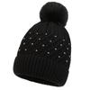 Women's winter knit beanie Warm knit beanie for women Knitted hat Riding knitted hat