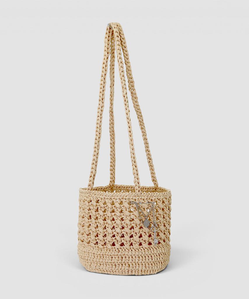 Atil Studio Handmade Lumi Crochet Raffia Birkin Bag _ [Natural Beige]