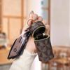 2024 Vintage Monogram Mini Münz- und Lippenstift-Schlüsselanhänger-Tasche