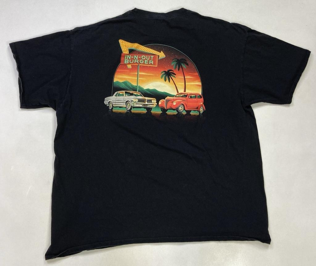 T-shirt Grafica In-N-Out Burger Utah Uomo XXL Manica Corta Nera