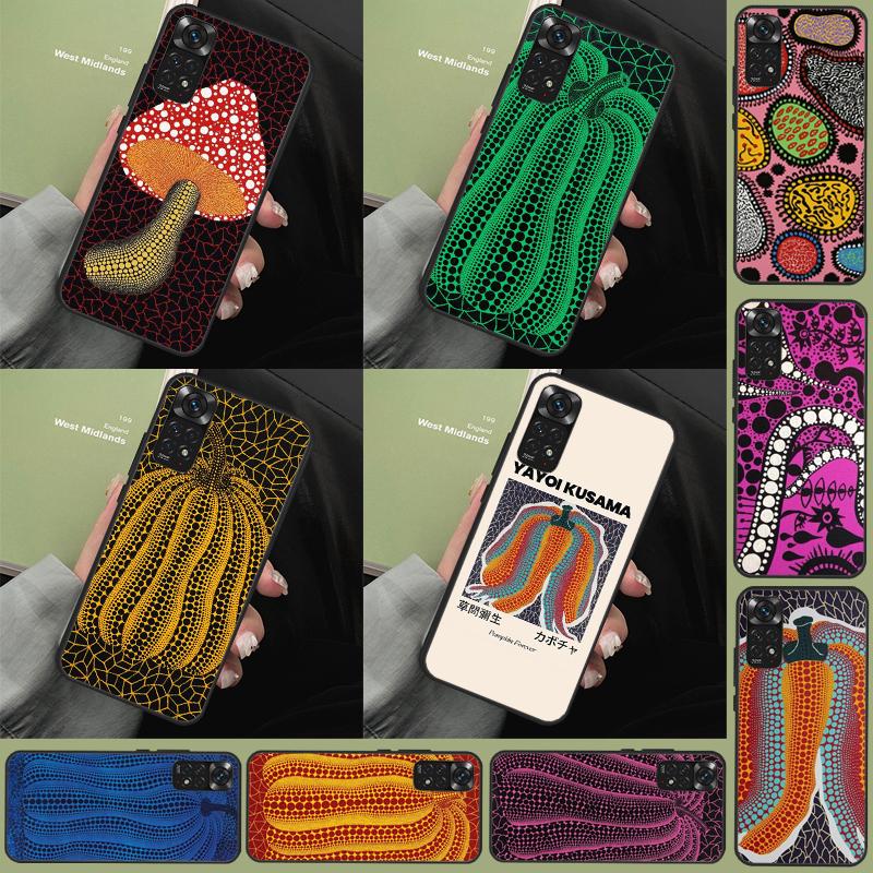 Yayoi Kusama Pumpkin Art Funda For Xiaomi Redmi Note 13 Pro 14 9 10 11 12 9S 10S 11S 12S Redmi 13C 10C 12C 14C Case