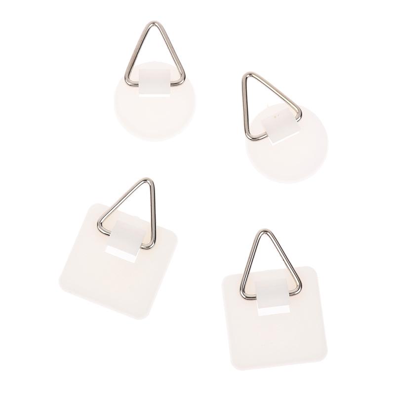 100 szt. Niewidoczny zestaw do zawieszania talerzy Pionowe uchwyty na talerze na ścianę Haczyk na naczynia