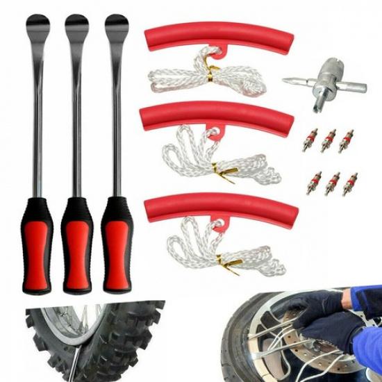 Motorcycle Bike Tire Spoon Iron Repair Tire Change Lever Tool Rim Protectors EOA