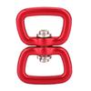 Outdoor Aluminum Alloy Key   Connection     Buckle Adapter Black