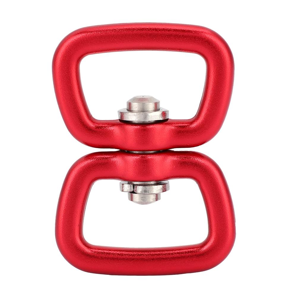 Outdoor Aluminum Alloy Key Connection Buckle Adapter Black
