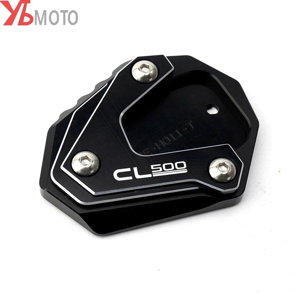 For HONDA CL500 CL250 CL300 CL 250 300 500 2023 Accessories Motorcycle Aluminum Side Stand Extension Kickstand Enlarge Pad
