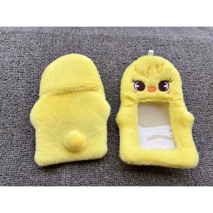 Capa de Proteção para Cartão de Pelúcia Skzoo Pop Coreano Stray Fan Animal Adorável para Foto de Identidade, Crédito, Cartão de Ônibus - Presente Divertido Stay SK