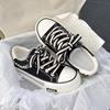 Platform White Shoes Women's Autumn New Shoes Versatile Ins Trendy Breathable Sports and Leisure Canvas Board Shoes