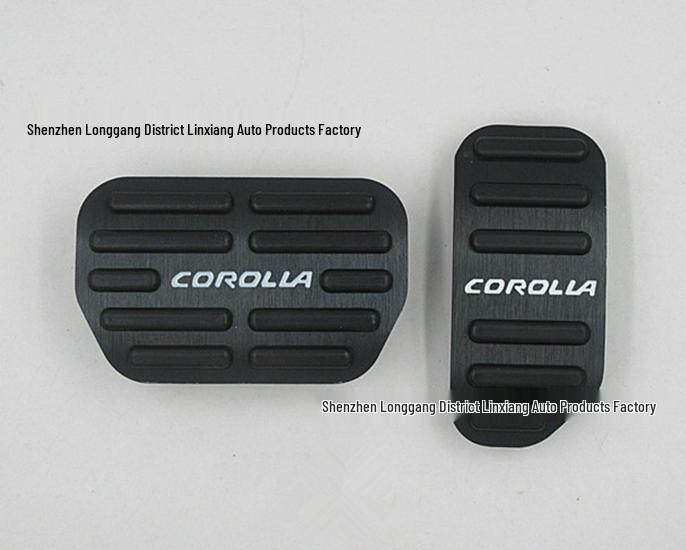 Non-Destructive Aluminum Pedals for 2014-2019 Corolla - Anti-Slip Brake & Accelerator
