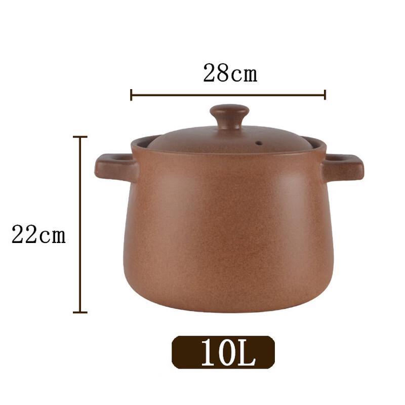 Wu Tuo 10.5L Healthy Clay Pot Casserole for Gas Stoves