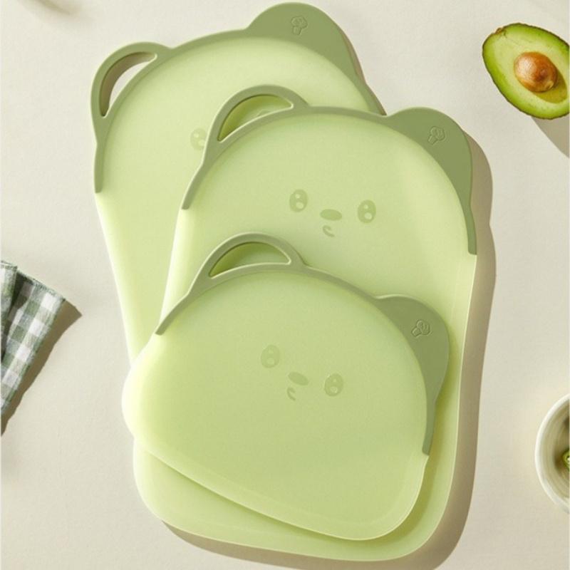 2pcs Cute Bear Chopping Board Home Fruit Chopping Boards Chopping Boards ,Thick and Durable Chopping Boards for Meats