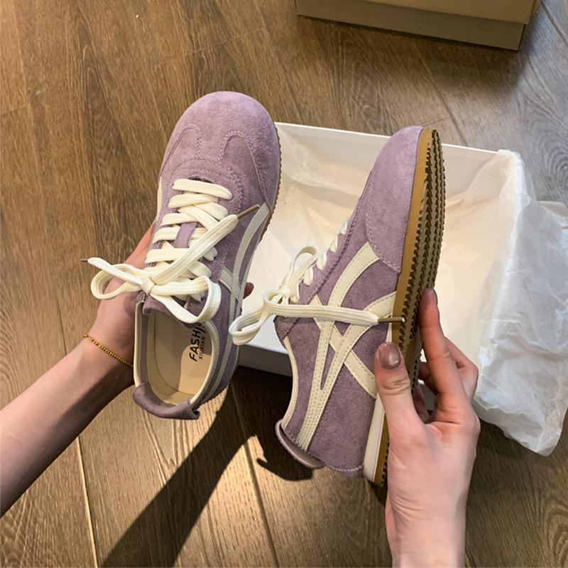 Damen 2025 Retro Deutsch Forrest Gump Inspirierte Trainingsschuhe - Flache Sohle, Vielseitig & Stilvoll Herbst Freizeit-Sneakers