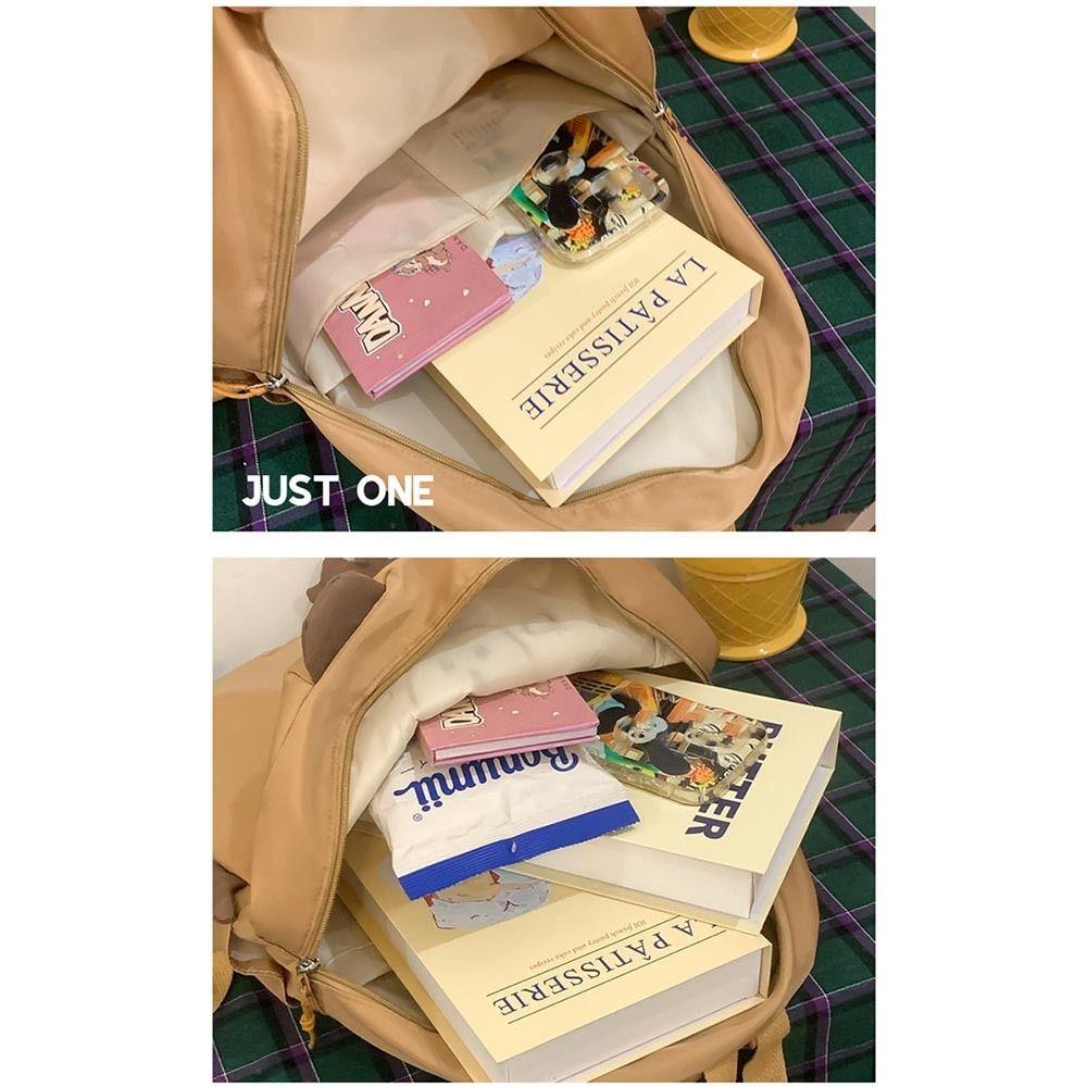 Large Capacity Capybara Backpack Travel Backpack Book Bags Casual School Bag