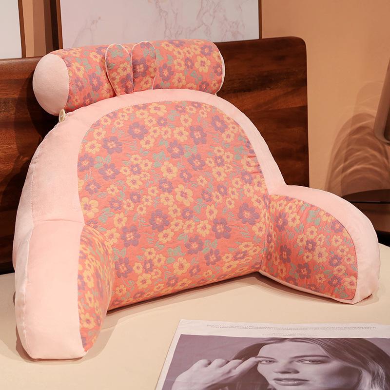 

Трехслойная марлевая подушка для поясничной поддержки для стула, дивана и кровати 70*50cm (Bed Backrest)