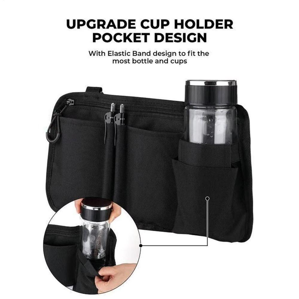 Large Capacity Wheel Chair Hanging Bag Wear-Resistant Mobility Scooter Bag  Office Chair