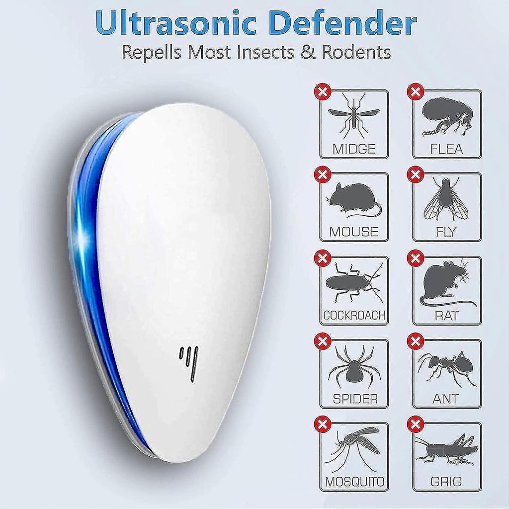 Ultrasonic Pest Repellent(6 Pack), 2023 Newest Electronic Pest Repeller Indoor Plug In Bug Repellent