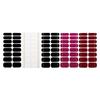 16 Strips Nail Polish Sticker Nail Stickers Set for UV Lamp Designer 3D Nails Polish Wraps Fashion Gel Nail Art Stickers