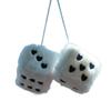 Tuyhnj Dice Car Ornament, Autophagy Dice - 1 Pair Car Decorative Dice Pendant -