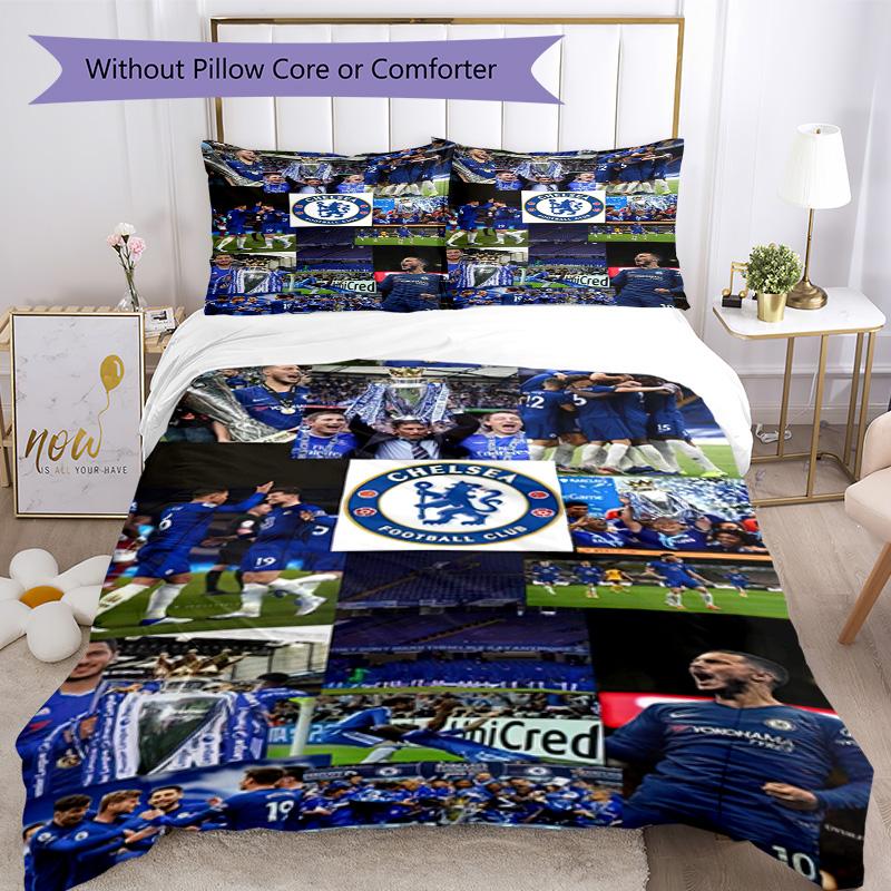 Chelsea Bettwäsche Set Atmungsaktiver Bettbezug mit Kissenbezügen Heimdekoration Geburtstagsgeschenk
