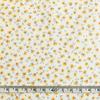 Sojitz Fashion Floral Print 112cm Wide X 3m Craft Supplies Broadcloth, Yellow, Cut, B6100Z-3-2-3M,