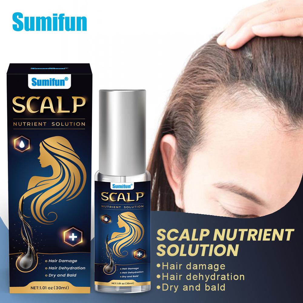 Sumifun 30 ML Ginger Hair Care Essence Spray,Hair Growth Essence Oil,Rapid Hair Growth Hair Nutrient Solution Scalp Care Repair Damaged Hair