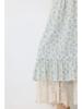Spring Women's Mori Style Floral Cotton Linen Long Dress with Ruffle Patchwork