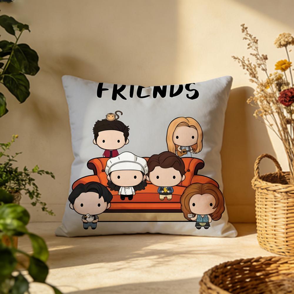 Hot FFriendser Cushion Cover Versatile DoubleSided Pillow Case Fit for Sofa Bed Car Daily Decor