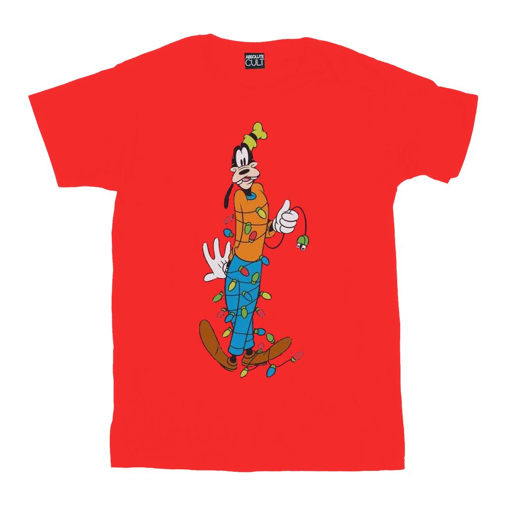 Disney Goofy Christmas Lights T-Shirt für Herren