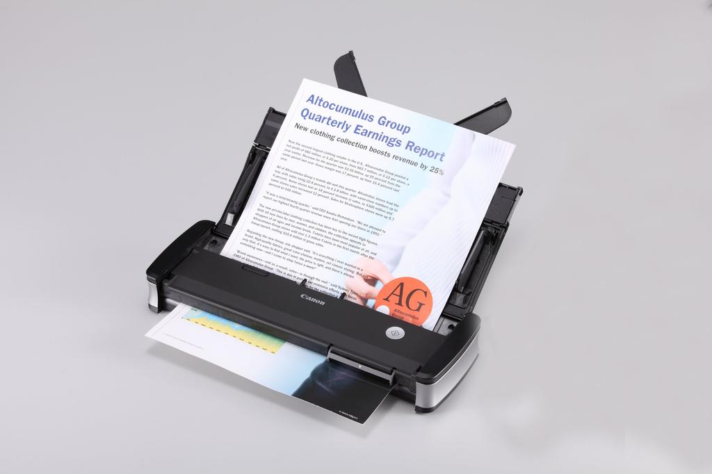 Canon imageFORMULA A4-kompatibel CIS 20 ark papir USB-bussstrøm kompakt modell DR-P215 sensor, mating, drivverk, USB3.0-kompatibel,