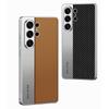 Custodia Lussuosa in Pelle Galvanizzata per Telefono Samsung Galaxy S26 S25 S24 S23 Ultra Ultra Sottile Morbido Silicone Antiurto Cover Posteriore
