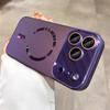 Laser Large Window Camera Matte Glass Protect For Magsafe Case For iPhone 17 16 15 14 13 Pro Max Magnetic Wireless Charge Cover