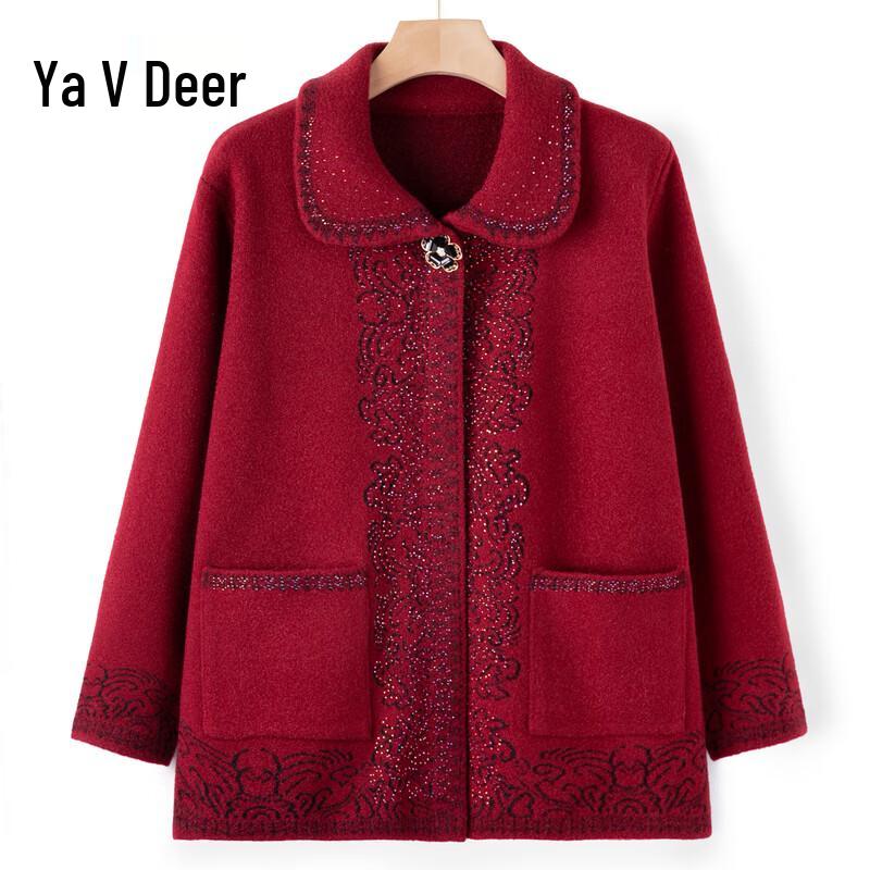 

Женский утолщенный зимний вязаный кардиган Yalu XL