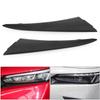Left Right Front Headlight Eyelids Eyebrows Headlamp Eye Lid Cover Trim For Honda Civic 4dr   71207T31H01 71202T31H01